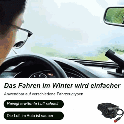 Auto mit Luftreinigungs-Heizlüfter