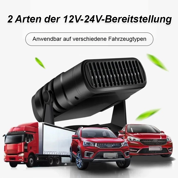 Auto mit Luftreinigungs-Heizlüfter