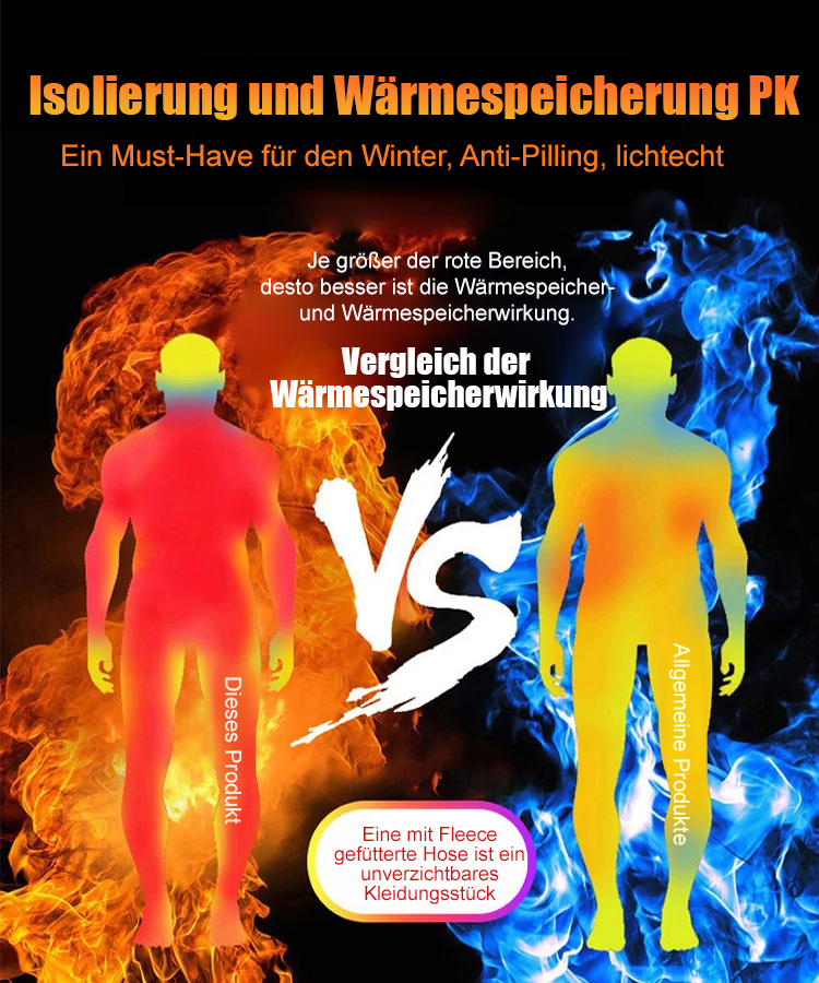 Gepolsterte Business-Hose für Männer im Herbst und Winter