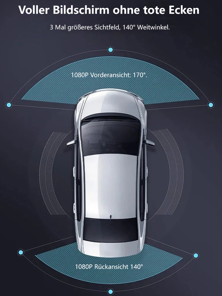 Ultraflacher HD-Autorekorder