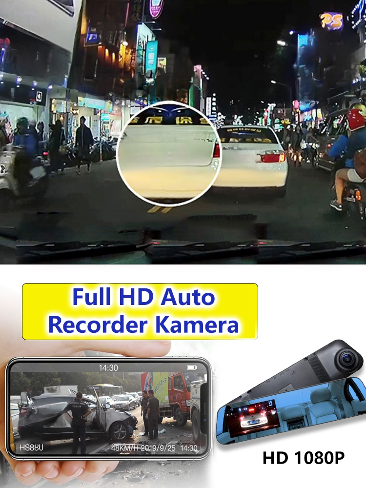 Ultraflacher HD-Autorekorder