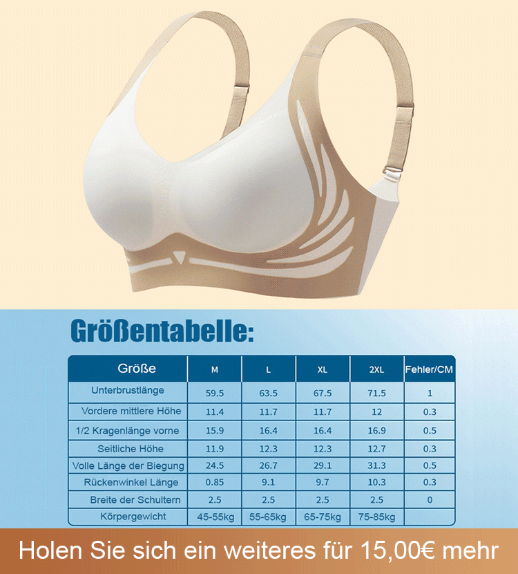 Heben Sie und Anti-Sagging non-marking verstellbaren BH