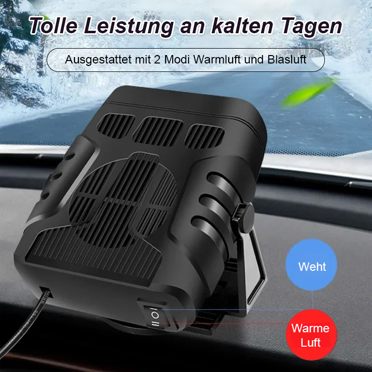 Auto mit Luftreinigungs-Heizlüfter