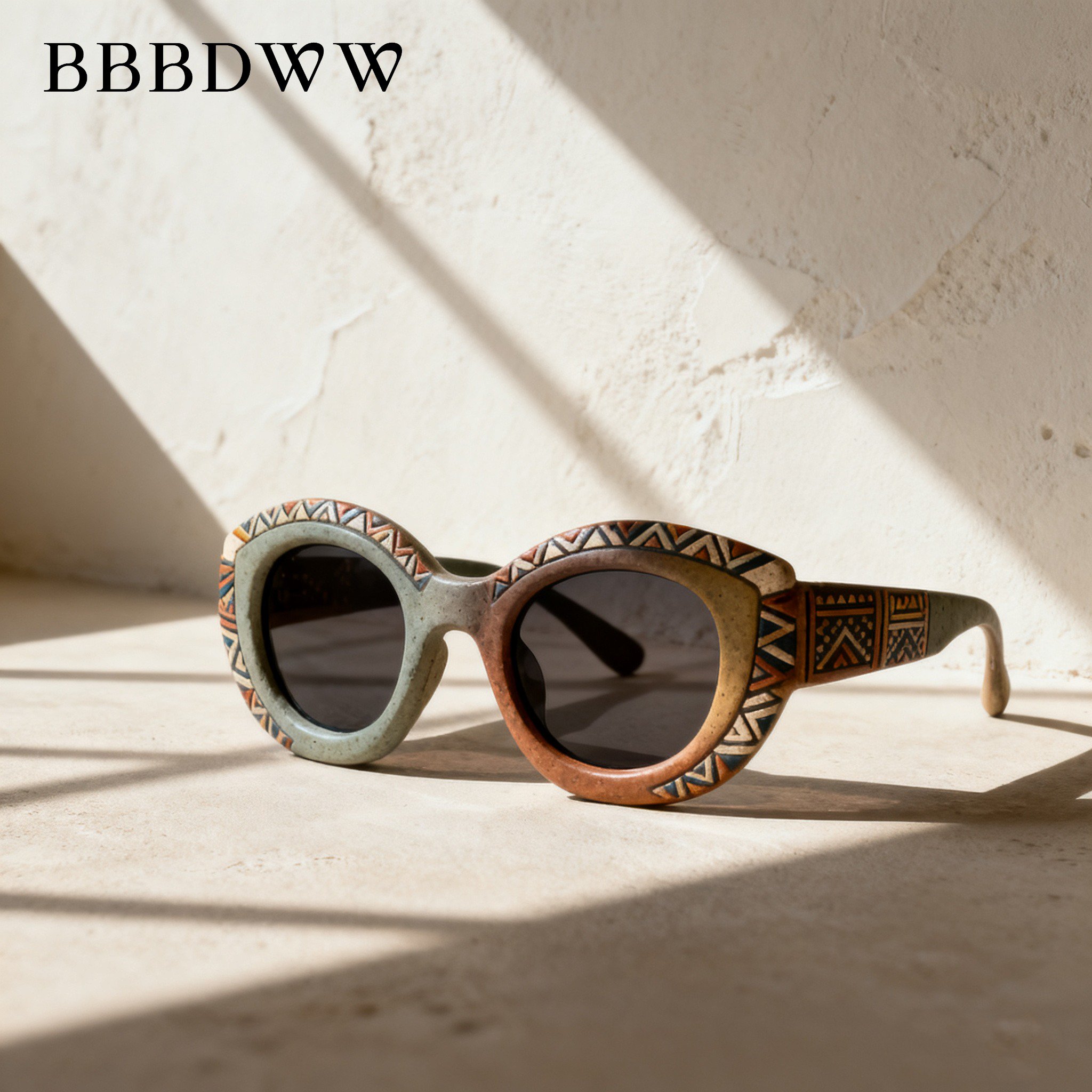 Schutzbrille im Retro-Stil Vorderansicht