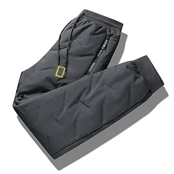 Wasserdichte und kältebeständige Lamm-Jogginghose für Herbst und Winter