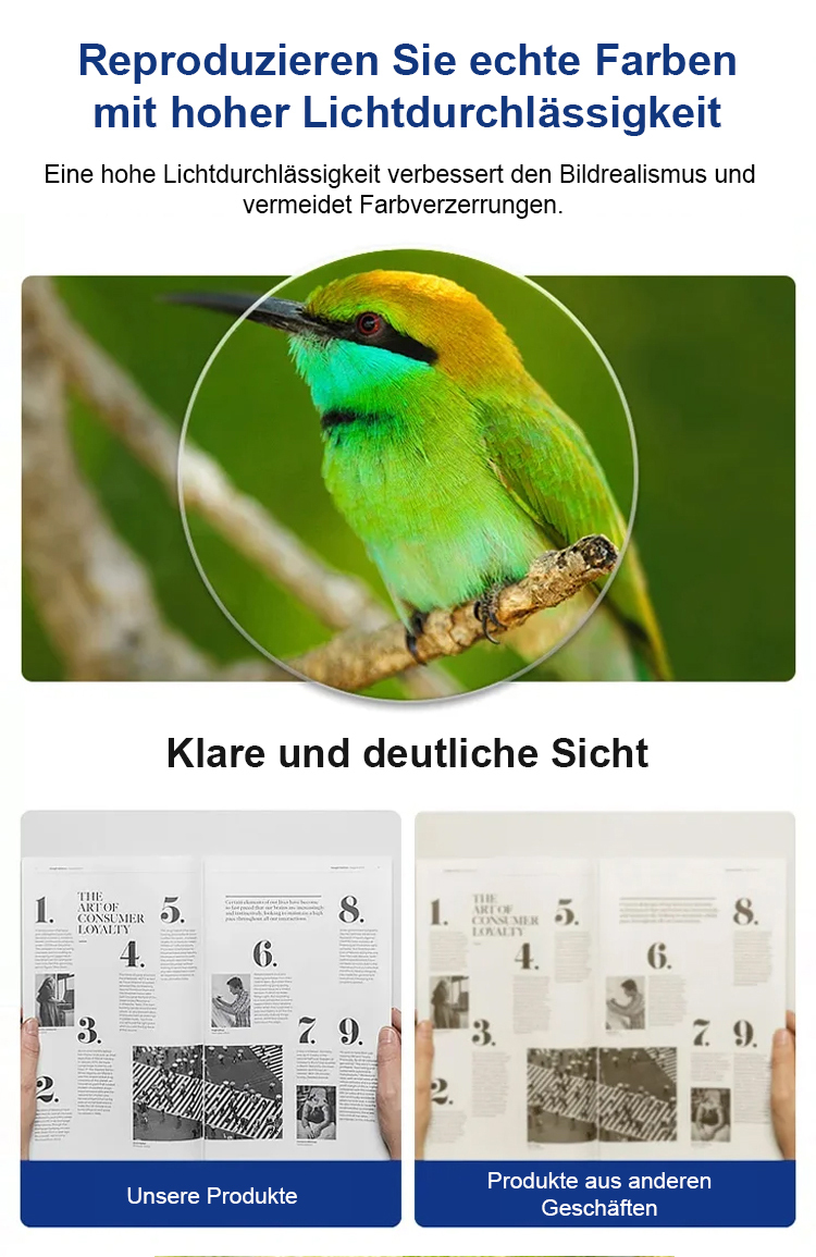 Ultraleichte und bequeme Anti-Blaulicht-Brille für Presbyopie