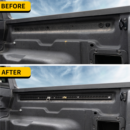 Maxzina 2022 2023 2024 2025 Ford Maverick Truck Bed Rail Aluminum Alloy Cargo Management Truck Bed Tie Down