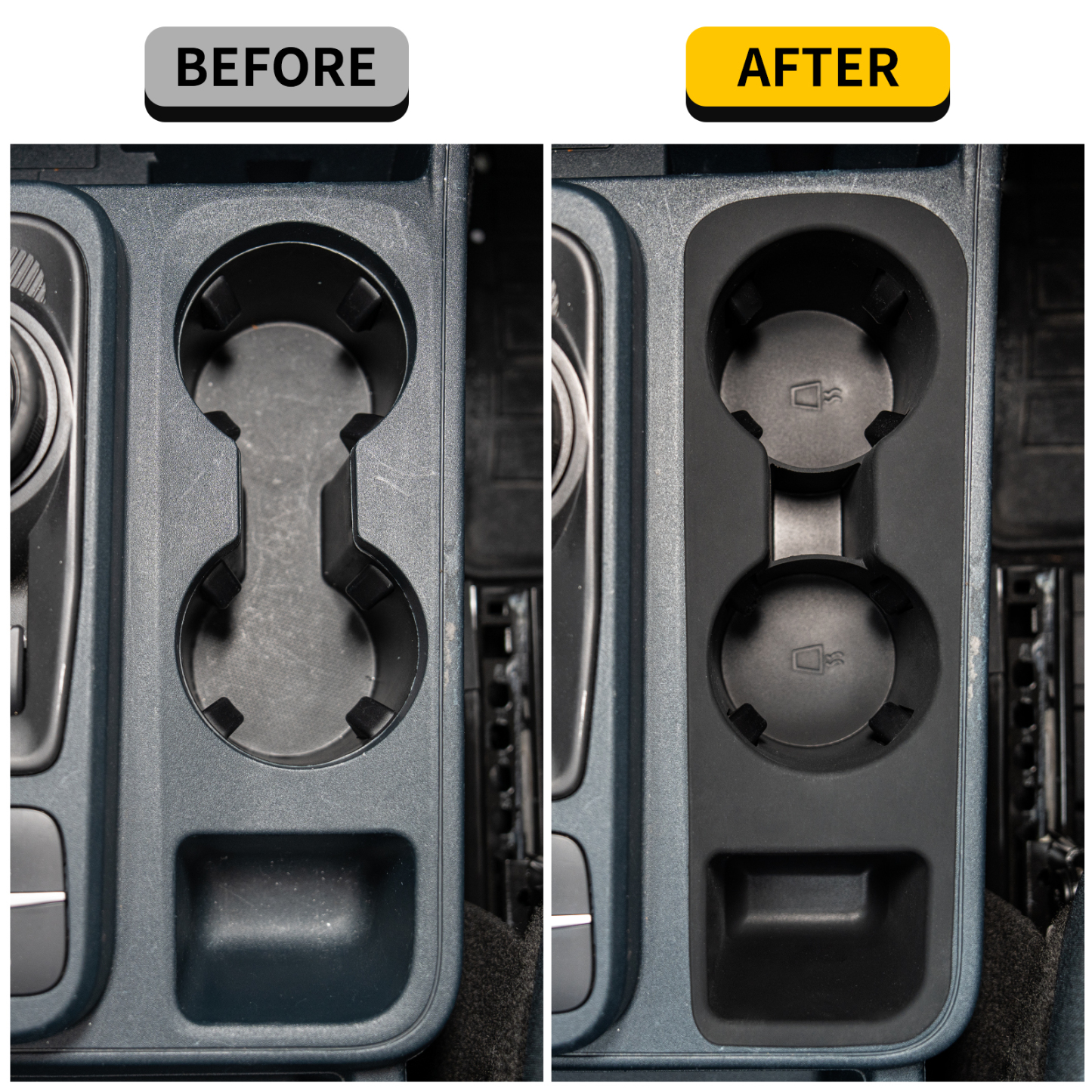 Maxzina 2022 2023 2024 2025 Ford Maverick Cup holder Silicone Insert Center Console Cup Holder Silicone Black Bottle Holder Interior Decoration