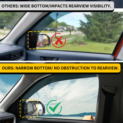 Maxzina 2022 2023 2024 2025 Ford Maverick Visor Rain Guards Front&Rear In-Channel Window Shield