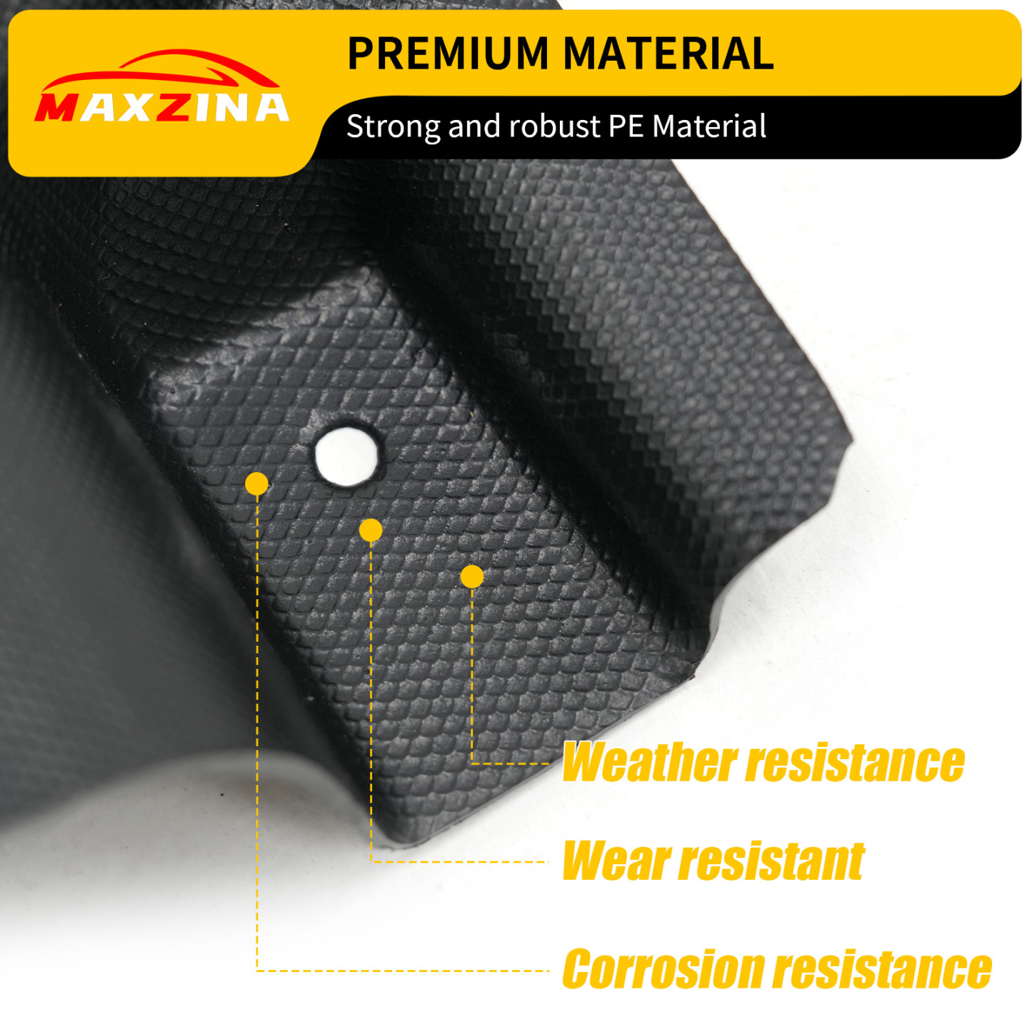 Maxzina Rear Wheel Shock Shield Cover for 2022-2025 Ford Maverick  Rear Shock Absorber Cover Rear Tire Splash Guards