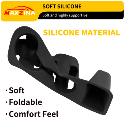 Maxzina 2022 2023 2024 2025 Ford Maverick Cup holder Silicone Insert Center Console Cup Holder Silicone Black Bottle Holder Interior Decoration