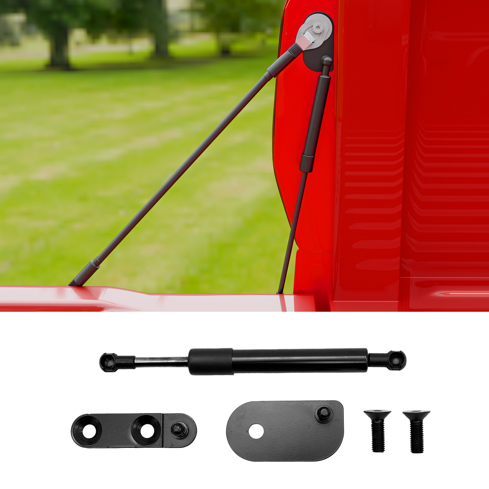 Maxzina Tailgate Assist Compatible with 2019-2023 Ford Ranger North American Version (Not for 2024+) Truck Tailgate Slow-Drop Tail Gate Shock Damper Strut for 2022 Ranger Accessories (Driver Side 1PC)