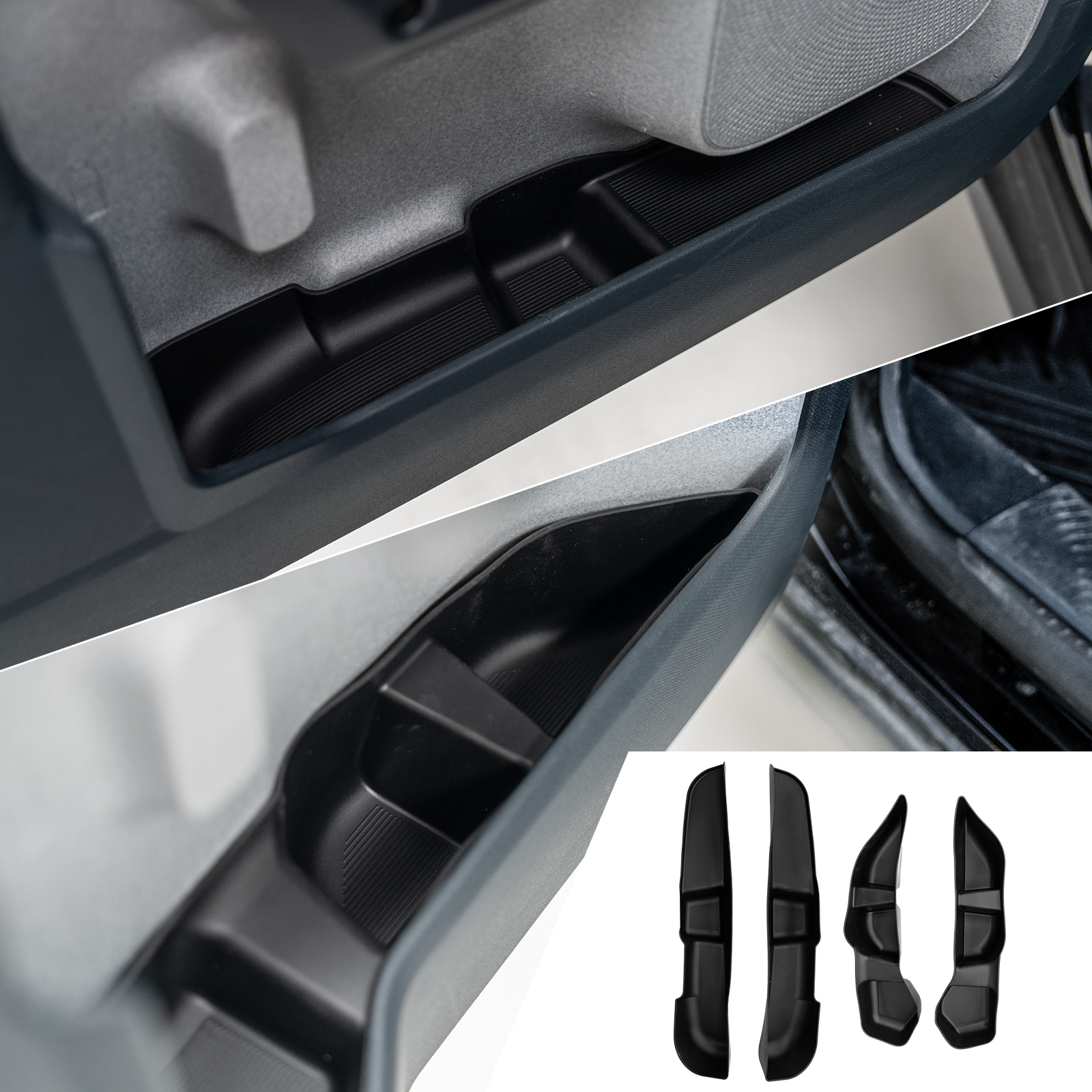 Maxzina 2022-2025 Ford Maverick Door Side Storage Tray Front & Rear 4PCS