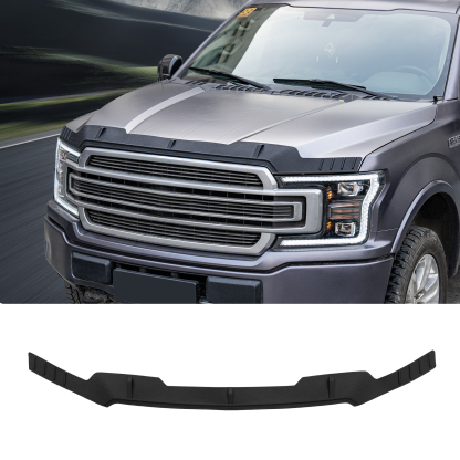 Maxzina Hood Protector Compatible with 2015-2020 Ford F150 Hood Shield TPE Hood Deflector Hood Guard