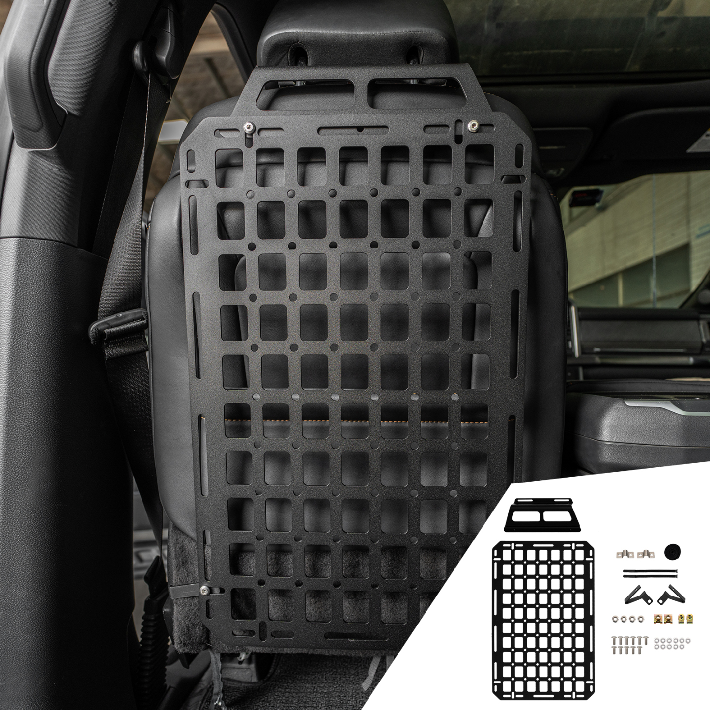 Maxzina Tactical Seat Back Molle Panel Compatible with 2015-2025 Ford 