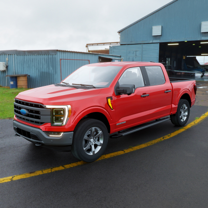 Maxzina Side Marker Lights Compatible with 2024-2025 Ford F150 Side Marker Lamps Plug-and-Play ABS Plastic Housing Waterproof LED Lights Auxiliary Lamps for F-150 Accessories