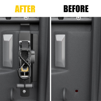 Maxzina Retractable Ratchet Straps Compatible with 2020-2025 2026 Jeep Gladiator JT Retracting Straps Auto Retract Securing Strap Tie Down System 2PCS for 2024 Gladiator Accessories