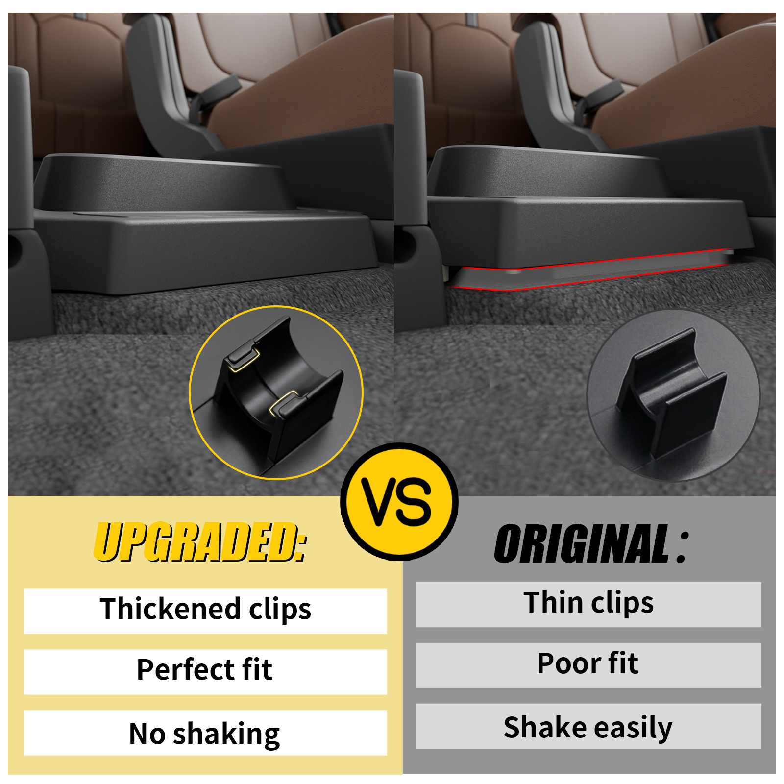 Maxzina Rear Middle Seat Cover Compatible with 2023-2025 2026 Honda Pilot 8 Passenger Rear Middle Floor Cover Second Row Removable Seat Replacement Cap Lid for 2020-2024 Acura MDX 7 Passenger Accessories
