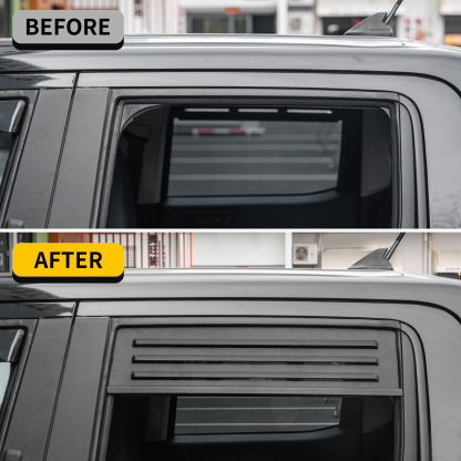 Maxzina Rear Window Vents Compatible with 2022-2025 Ford Maverick Window Covers with Mesh Net
