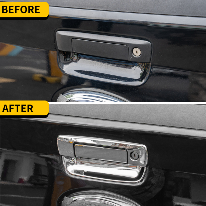 Maxzina Tailgate Handle Cover Compatible with 2022-2025 Ford Maverick Truck Tailgate Handle Trim Decoration ABS Plastic Scratch Protector