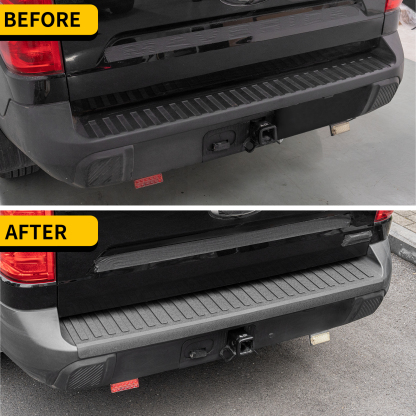 Maxzina Rear Bumper Step Pad Compatible with 2022 2023 2024 2025 Ford Maverick (Not for Lariat) Tailgate Door Protector TPE Mat