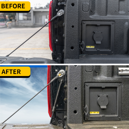 Maxzina Tailgate Assist Compatible with 2015-2025 Ford F150 Truck Tailgate Slow-Drop Accessories Tail Gate Shock Damper