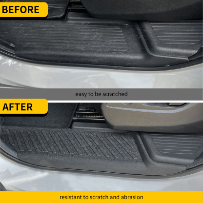 Maxzina Door Sill Protector Compatible with 2023-2025 Honda Pilot Side Step Protector Side Edge Step Guard Car Door Dust Shield Cover