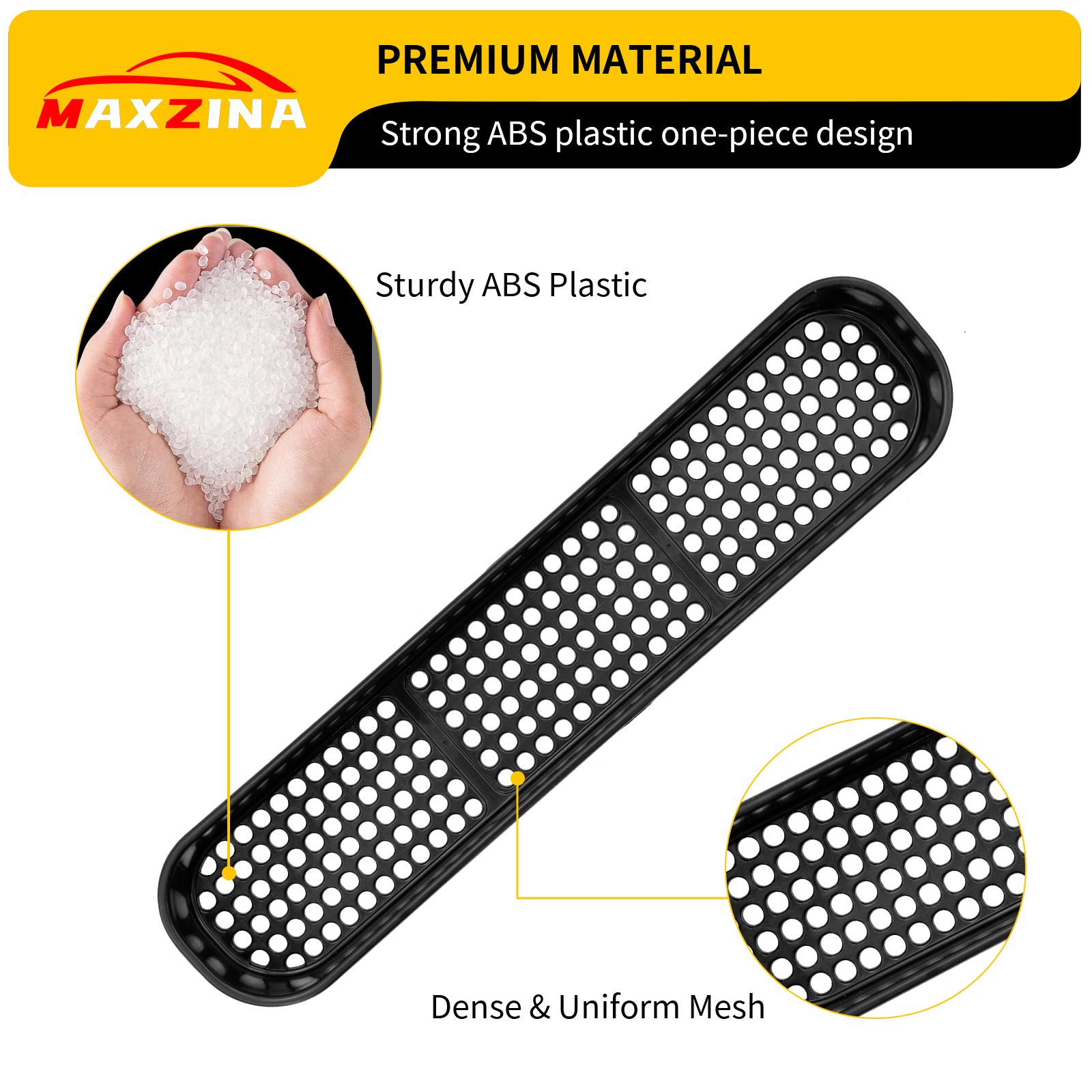 Maxzina Air Intake Scoop Filter Compatible with 2015-2025 Ford F150 2017+ F150 Raptor Air Scoop Cover Dust Cover Protector