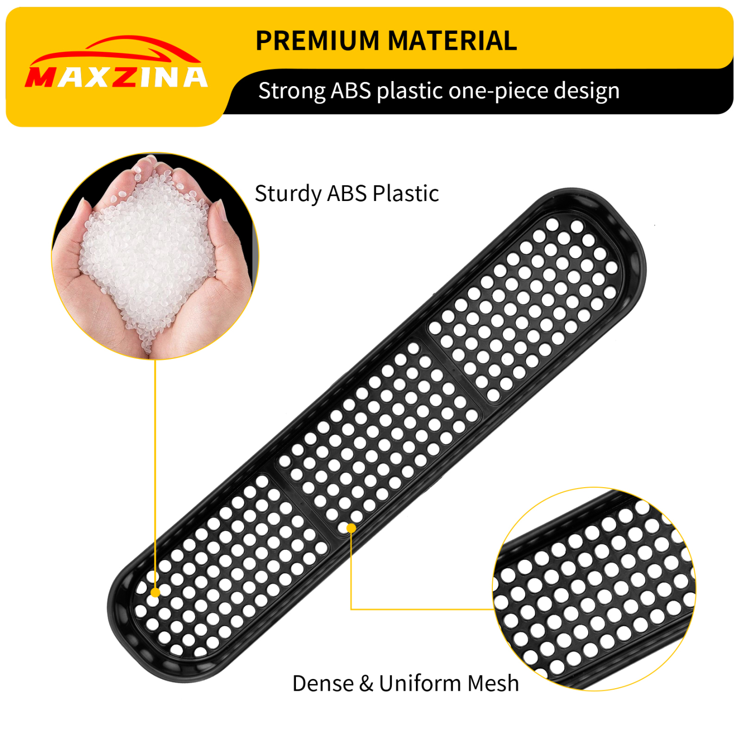 Maxzina Air Intake Scoop Filter Compatible with 2015-2025 Ford F150 2017+ F150 Raptor Air Scoop Cover Dust Cover Protector