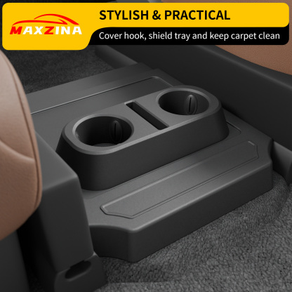 Maxzina Rear Middle Seat Cover Compatible with 2023-2025 Honda Pilot 8 Passenger Rear Middle Floor Cover Second Row Removable Seat Replacement Cap Lid for 2020-2024 Acura MDX 7 Passenger Accessories