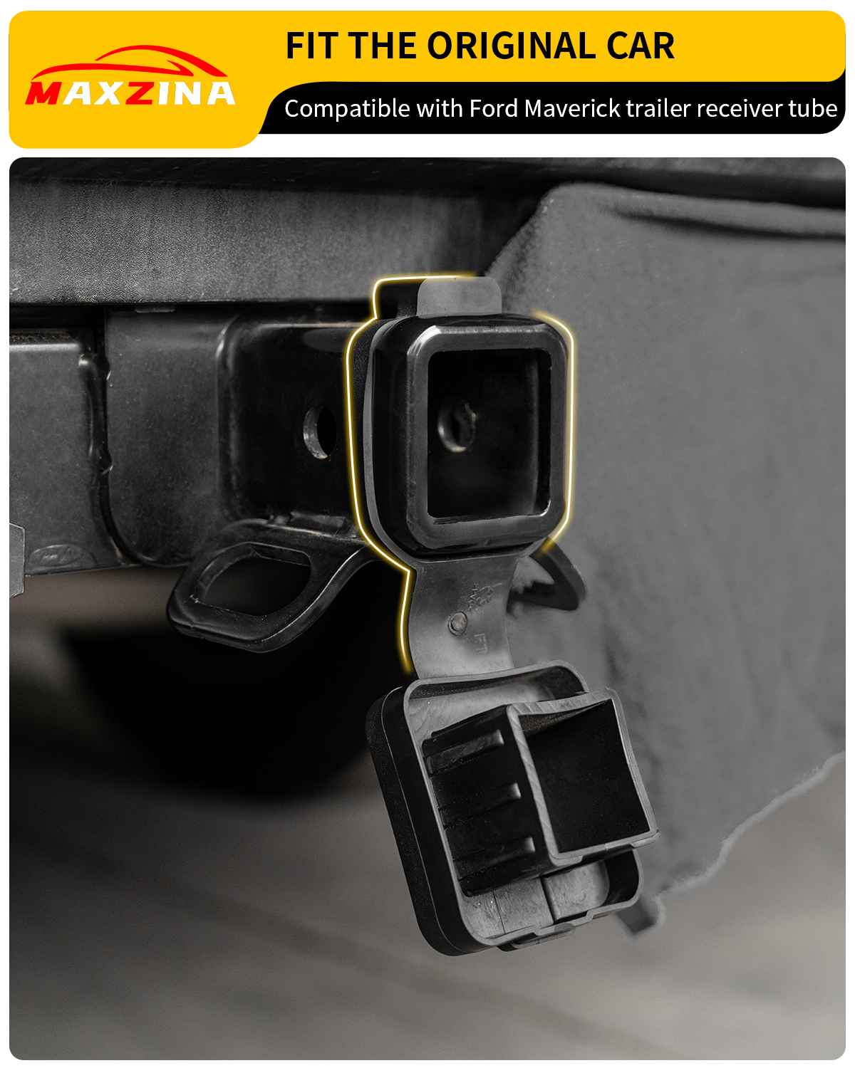 Maxzina 2022 2023 2024 2025 Ford Maverick Trailer Hitch Cover Towing Hitch Plug Insert