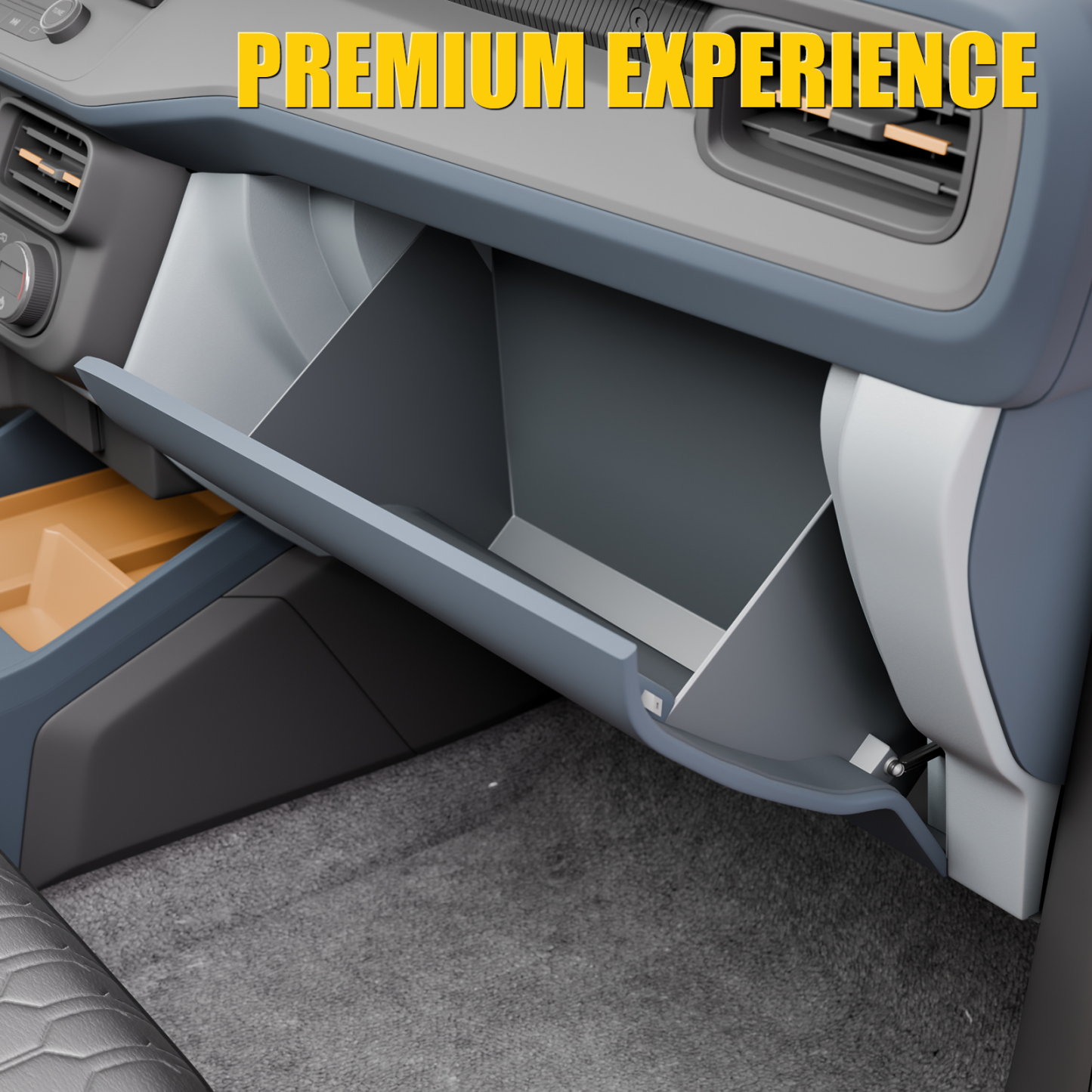 Maxzina Car Glove Box Soft Open Damper Compatible with 2022-2025 2026 Ford Maverick Passenger Side Glove Box Support Damper Release Shock Support Stop for 2024 Maverick Accessories