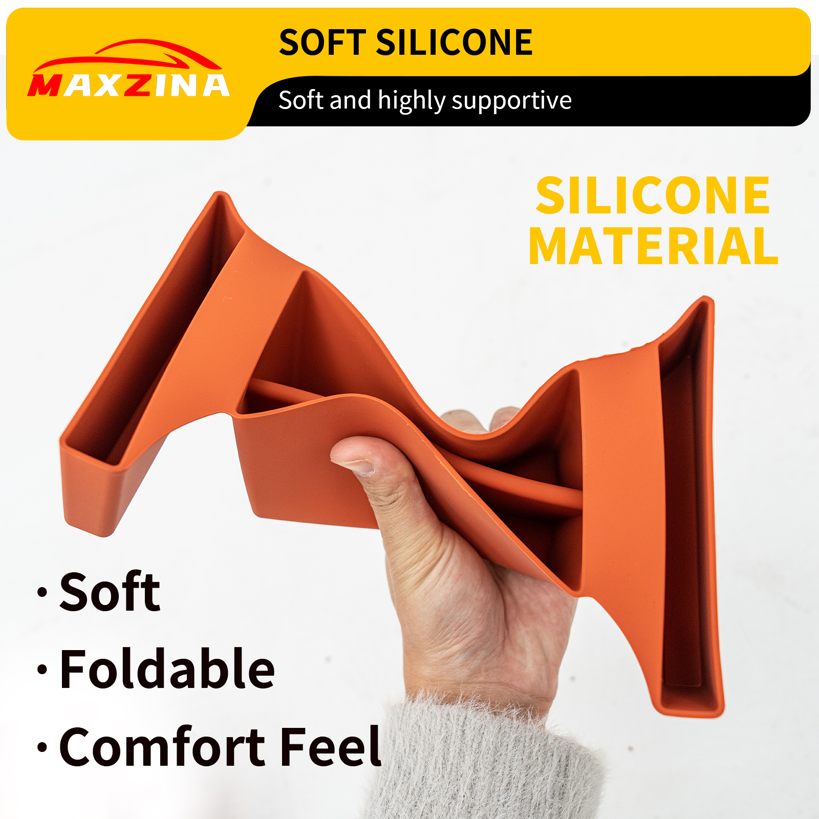 Maxzina 2022 2023 2024 2025 Ford Maverick Center Console Organizer Silicone Front Center Console Shifter Storage Tray Gear Shifter Organizer Tray Front Armrest Storage