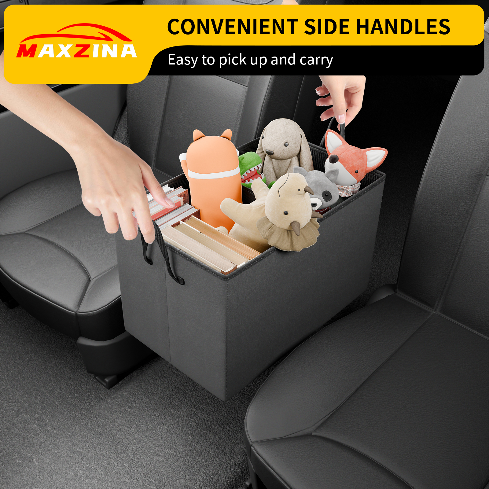 Maxzina Seat Aisle Storage Box Compatible with 2020-2025 2026 Ford
