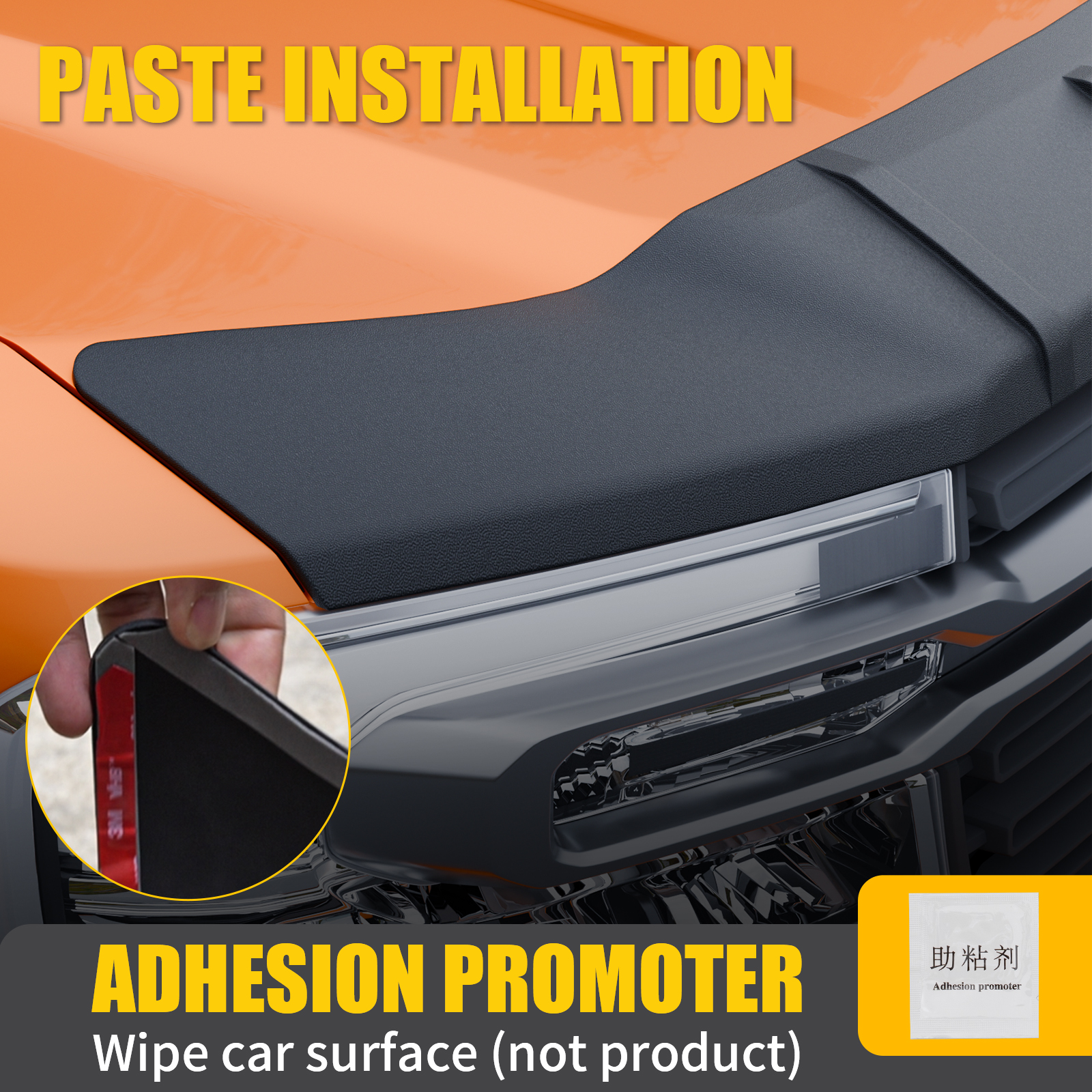 Maxzina Hood Protector Compatible with 2022-2024 2025 2026 Ford Maverick Hood Shield TPE Bug Deflector Bug Guard for 2025 Maverick Accessories