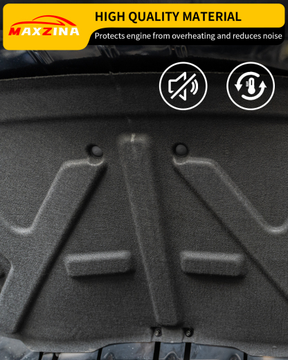 Maxzina 2022 2023 2024 2025 Ford Maverick Soundproof Mat Engine Hood Heat Insulation Shield Sound Protective Pad