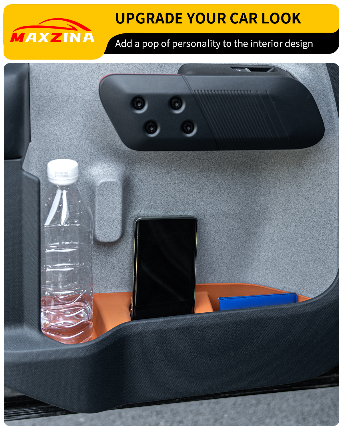 Maxzina 2022-2025 Ford Maverick Door Side Storage Tray Front & Rear 4PCS