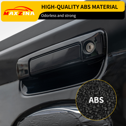 Maxzina Tailgate Handle Cover Compatible with 2022-2025 Ford Maverick Truck Tailgate Handle Trim Decoration ABS Plastic Scratch Protector