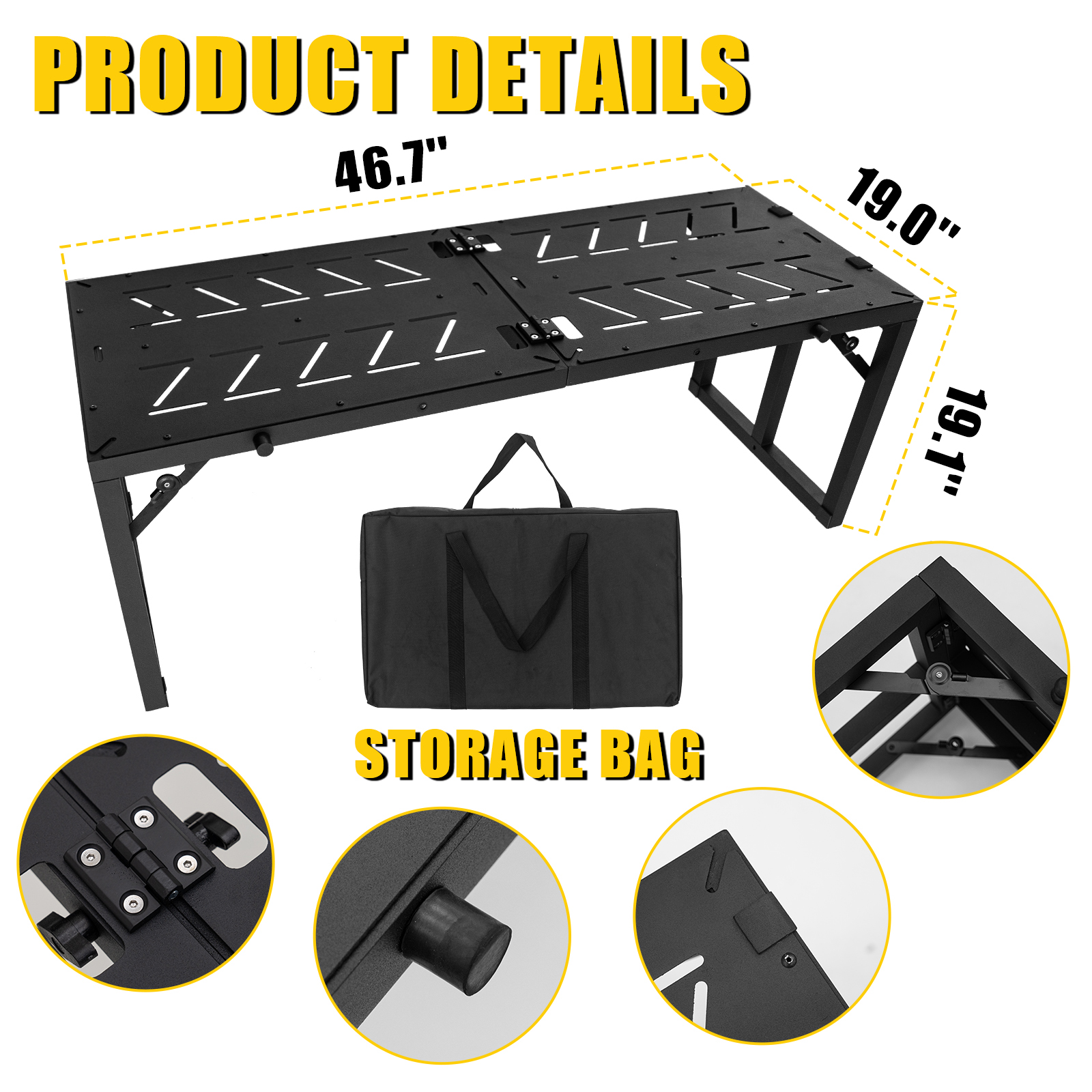 Maxzina Tailgate Extender Compatible with 2022-2025 2026 Ford Maverick Flip-Over Pickup Truck Bed Divider Carbon Steel Rotatable Truck Bed Extension for 2024 Maverick Accessories