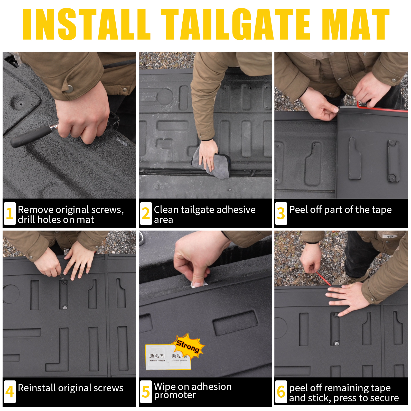 Maxzina Truck Bed Mat Compatible with 2021-2025 2026 Ford F150 5.5FT Tailgate Mat Bed TPE Cargo Liner with Cargo Net 4'×4' Single Layer Elastic 8 Hooks for 2024 Ford F-150 Accessories