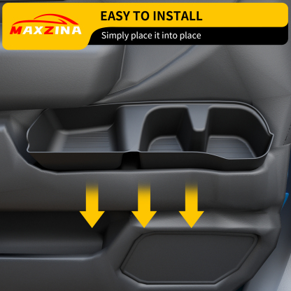 Maxzina Door Side Storage Tray Compatible with 2023-2025 Honda Pilot 4PCS Side Door Storage Box Organizer Front & Rear Car Side Phone Pocket Silicone for 2024 Pilot Accessories