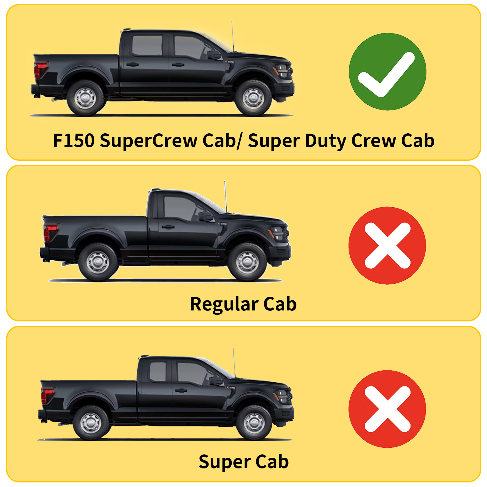 Maxzina Under Seat Storage Molle Panel Compatible With 2015-2025 2026 Ford F150 SuperCrew Cab 2017-2026 Super Duty F250 F350 F450 F550 Crew Cab Detachable Rear Underseat Organizer for F-150 Accessories