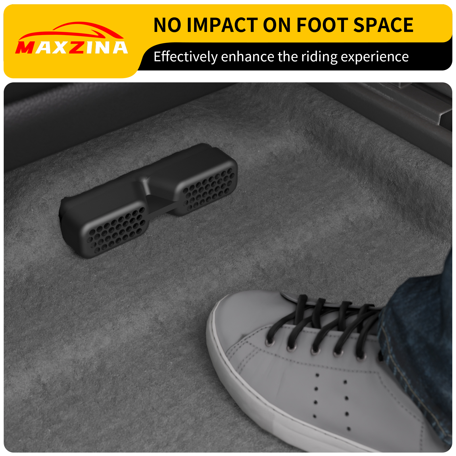 Maxzina Under Seat Vent Deflectors Compatible with 2023-2025 Honda Pilot Rear Air Conditioning Vent Cover Plug-in Rear Floor AC Vent Filter Cooler Summer Air Vent Extension