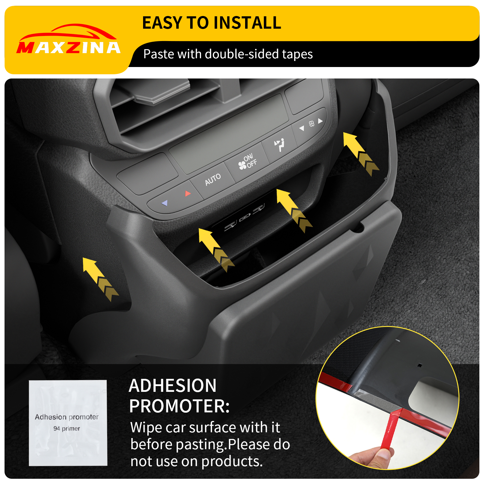 Maxzina Trash Can Compatible with 2023-2025 Honda Pilot Foldable Trash Bin Expandable Garbage Can Stick-On Trash Bin Extra Rear 2nd Row Storage Box for 2024 Pilot Accessories