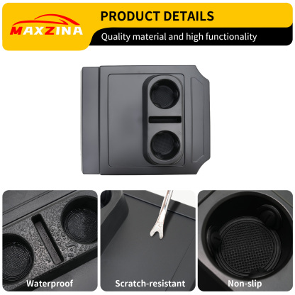 Maxzina Rear Middle Seat Cover Compatible with 2023-2025 Honda Pilot 8 Passenger Rear Middle Floor Cover Second Row Removable Seat Replacement Cap Lid for 2020-2024 Acura MDX 7 Passenger Accessories