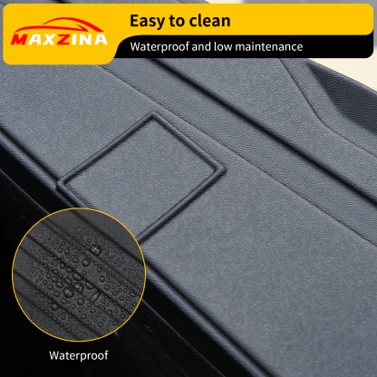 Maxzina Tailgate Molding Cap Cover Compatible with 2021-2025 Ford F150 TPE Tailgate Molding Trim Top Cap Protector Cover for 2024 Ford F-150 Accessories (NOT for Multifunction Tailgate)