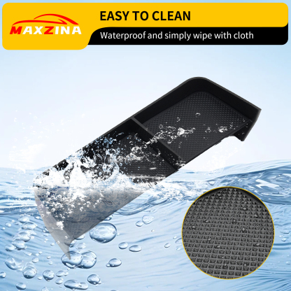 Maxzina Center Console Insert Divider Compatible with 2023-2025 Honda Pilot 2026 Passport Front Center Console Organizer Double Layer Three Compartment Storage Tray for 2024 Pilot Accessories