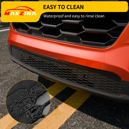 Maxzina Front Bumper Mesh Cover Compatible with 2023-2025 Honda Pilot Front Grill Mesh Cover Lower Grille Guard Air Intake Grid Insert Protection ABS Plastic Bug Deflector for 2024 Pilot Accessories