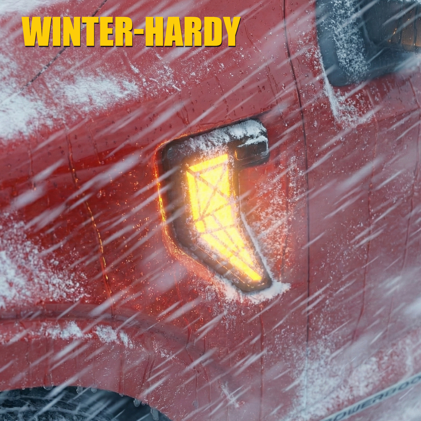 Maxzina Side Marker Lights Compatible with 2024-2025 Ford F150 Side Marker Lamps Plug-and-Play ABS Plastic Housing Waterproof LED Lights Auxiliary Lamps for F-150 Accessories