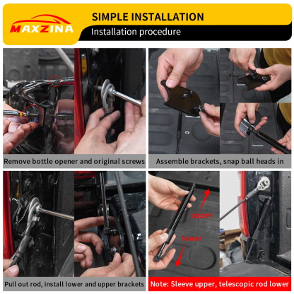 Maxzina 2022 2023 2024 2025 Ford Maverick Tailgate Assist Tailgate Slow-Drop Accessories Tail Gate Shock Damper